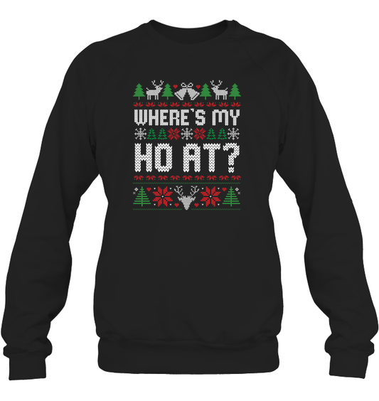 Christmas Sweater Where My Ho's At