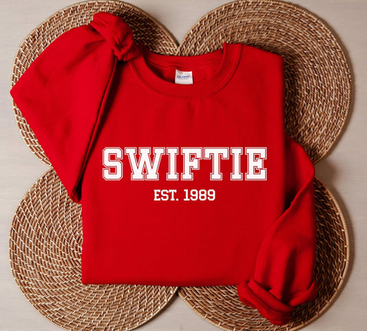 Vintage Style Swiftie Sweatshirt - Taylor Swift Est.1989 Fan Gift, Christmas Gift for Women