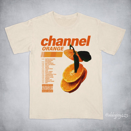 Channel Orange T-Shirt, Frank Shirt, Blonde Album Graphic Tee, Tour 2023 Shirt