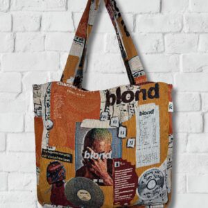 Frank Ocean Tapestry Tote Bag, Over the Shoulder Bag, Reusable Eco Everyday Carry, Music Celebrity