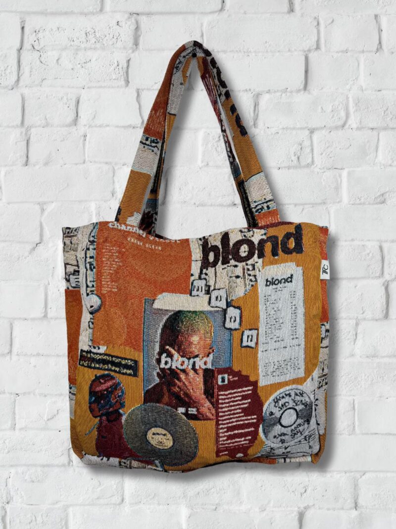 Frank Ocean Tapestry Tote Bag, Over the Shoulder Bag, Reusable Eco Everyday Carry, Music Celebrity