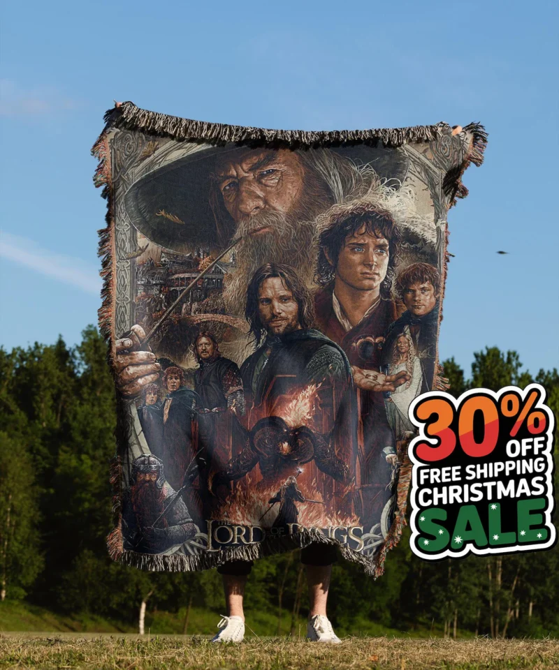 Lord Of The Rings Hand Woven Blanket Tapestry Throw Quilt Blanket Poison