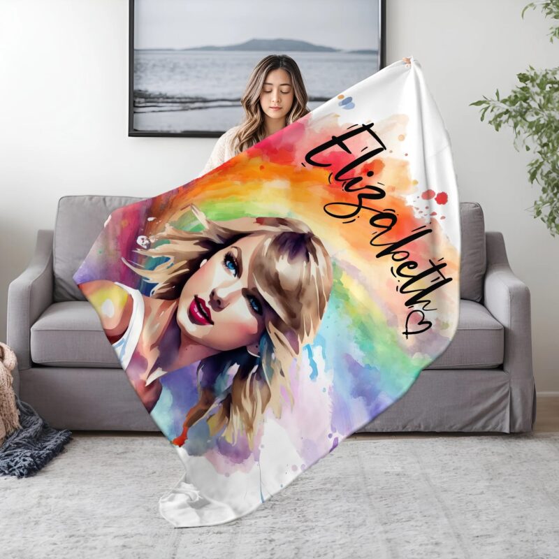 Taylor Swiftie Quill Blanket Perfect Birthday Gift Idea for Friend, Kids