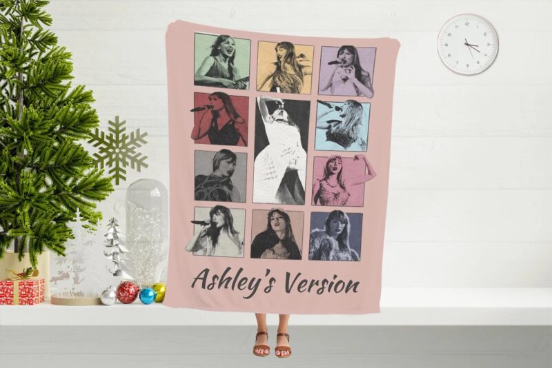 Custom Taylor Swift Blanket, Ts Merch Throw , Swiftie Gift, Ts Albums Inspired, Singer Blanket, Gift For Teens Fans, Eras Tour Gift For Kids