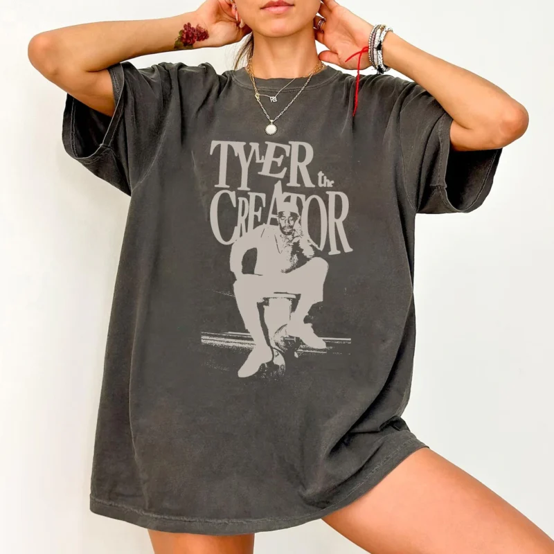 Tyler Vintage Creator Graphic Hip Hop Tshirt, Rapper Fan Gift Vintage Unisex Shirt, Hip Hop 90s Graphic