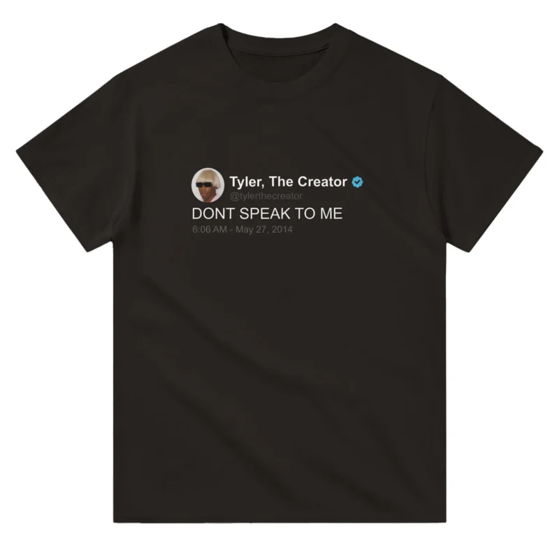 Tyler the creator T Shirt, Twitter quote