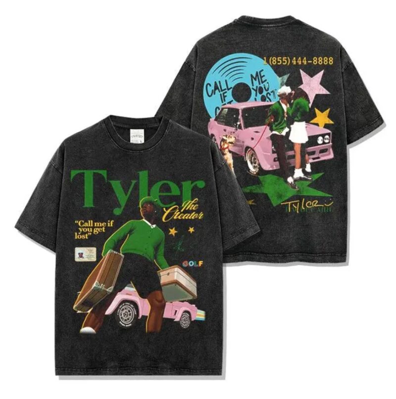 Tyler The Creator Vintage T-Shirt, DIY Retro Music Style