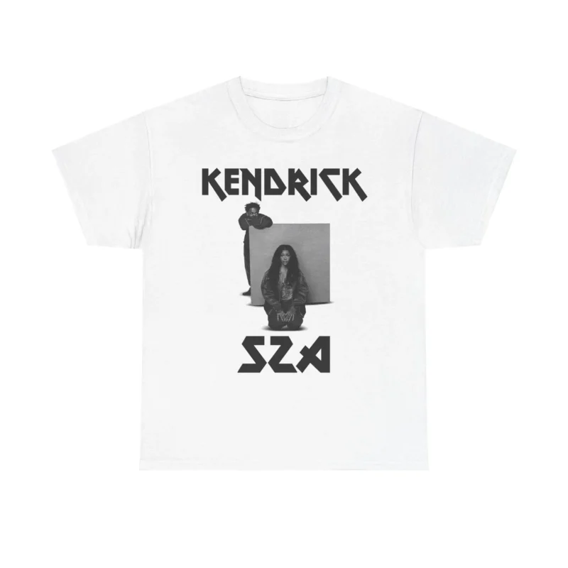 Kendrick Lamar and SZA GNX Grand National Tour Vintage Bootleg T-Shirt, Hip Hop Artist Unisex Heavy Cotton Tee, Retro Graphic, Streetwear